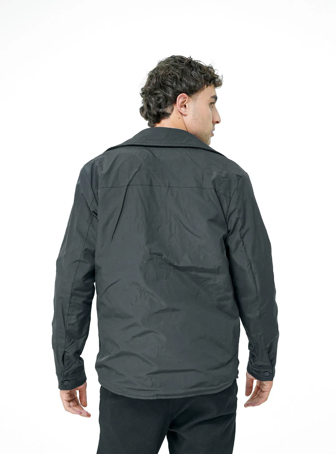 Blouson col chemise d.face
